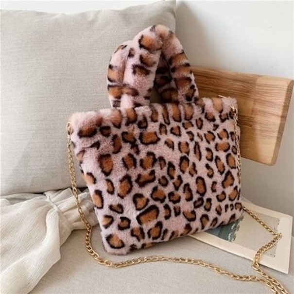 Borsa da donna in pelliccia sintetica M718 1