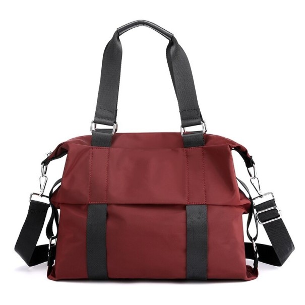 Borsa da donna in tela M1357 bordeaux