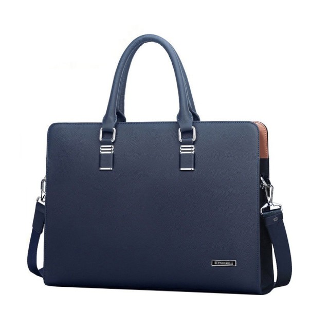 Borsa da uomo per laptop T463 blu scuro
