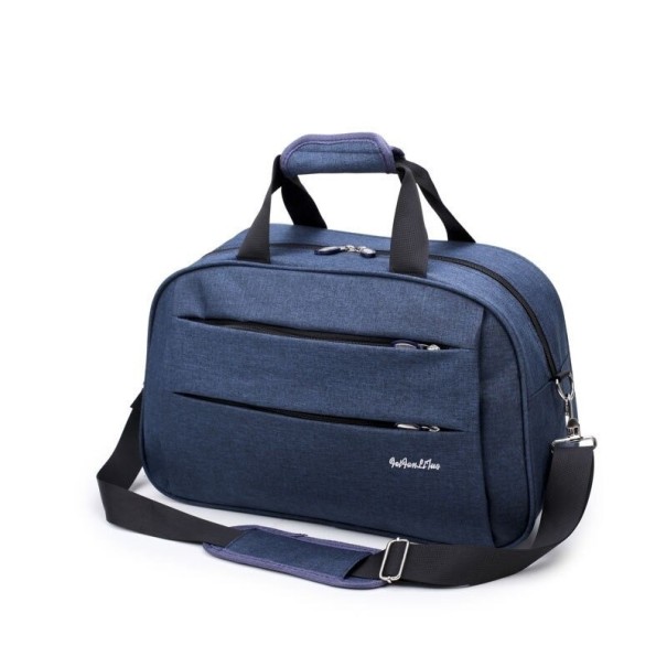 Borsa da viaggio a spalla T426 blu scuro L