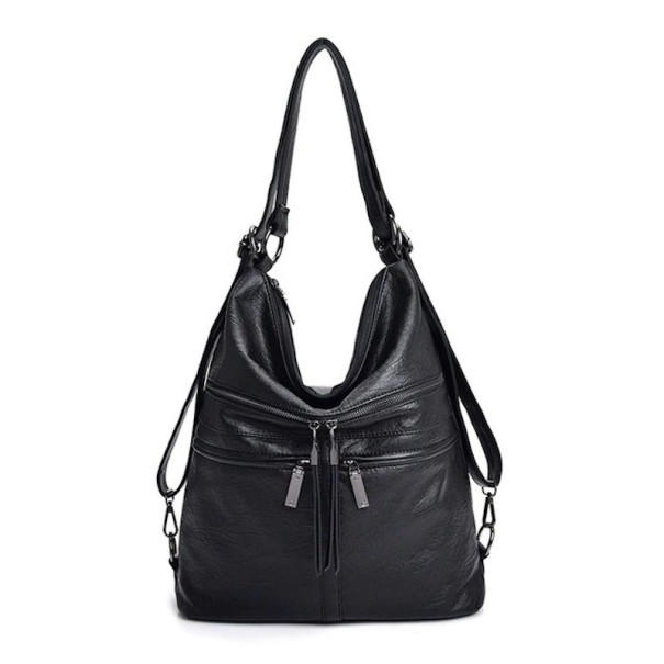 Borsa in pelle da donna M1242 nero