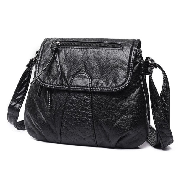 Borsa in pelle da donna M1300 nero