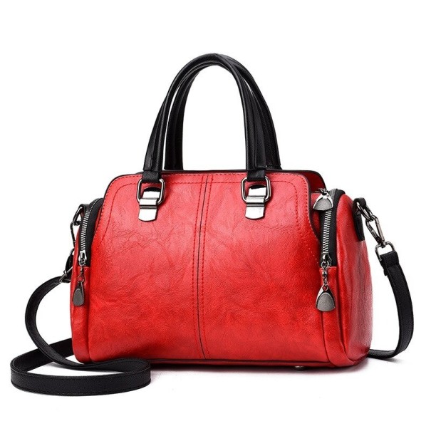 Borsa in pelle da donna M1438 rosso