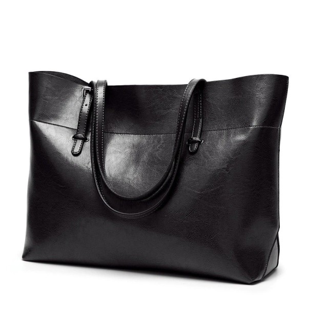 Borsa in pelle da donna M1683 nero