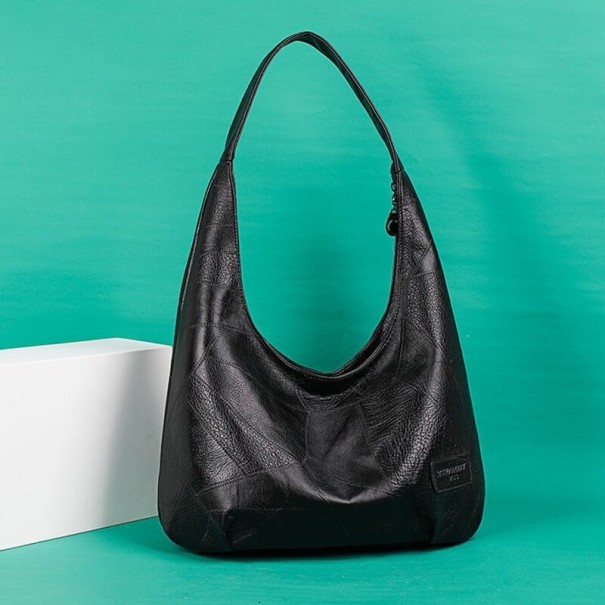 Borsa in pelle da donna M1806 nero