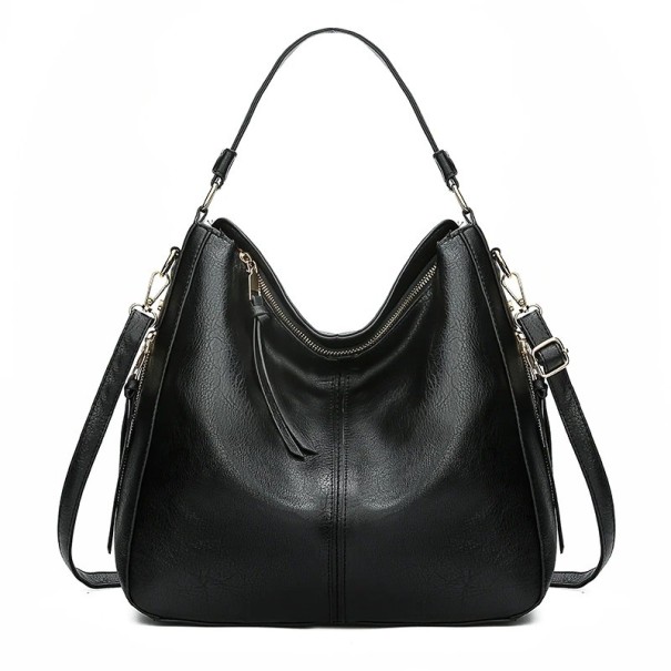 Borsa in pelle da donna M815 nero