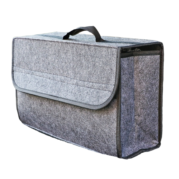 Borsa per bagagliaio auto 35 x 20 x 30 cm grigio scuro
