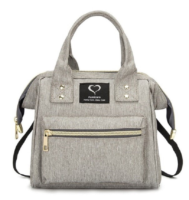 Borsa pratica per mamme grigio