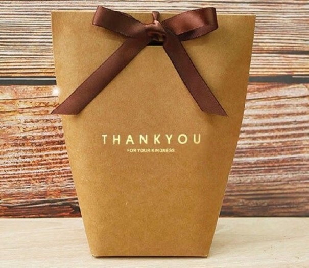 Borsa regalo di carta 5 pz L 8