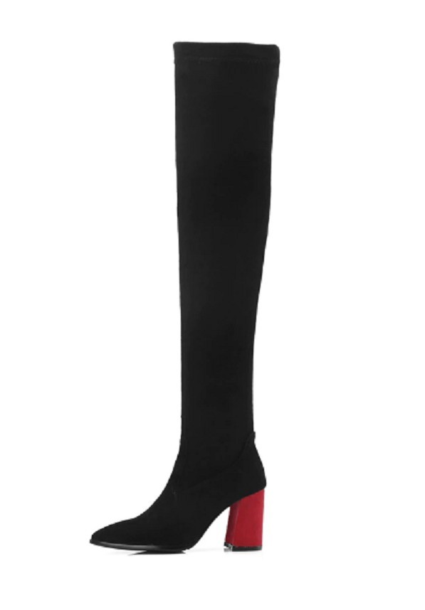 Botas altas hasta la rodilla para mujer A681 38