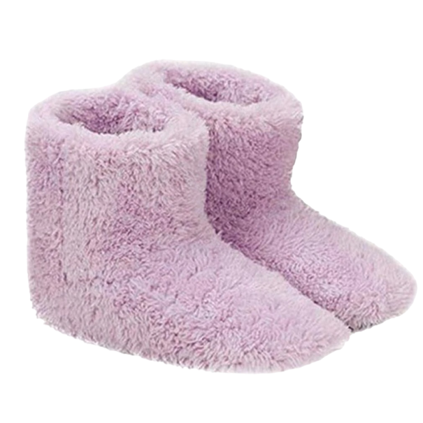 Botas aquecidas rosa