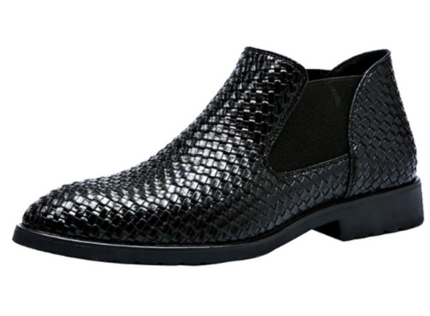 Botas Chelsea para hombre A1848 negro 47