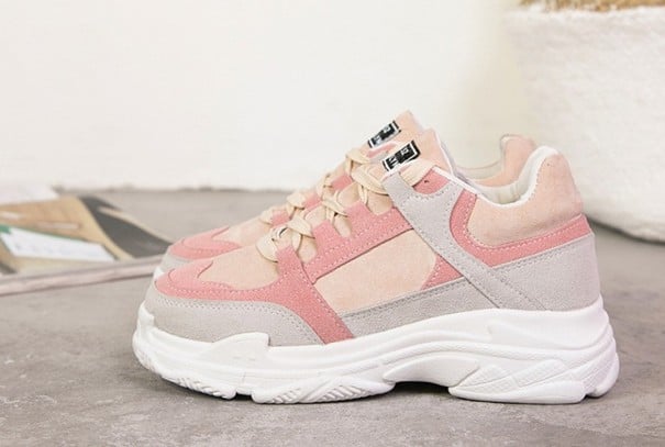Botas de corrida de inverno para senhora rosa 36