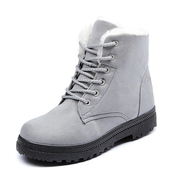 Botas de invierno de mujer J833 gris 40
