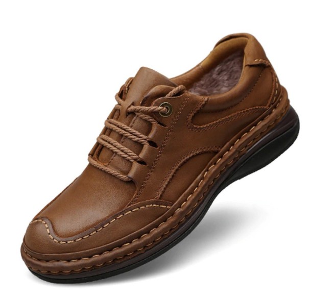 Botas de invierno para hombre con pelo J1540 marrón 42