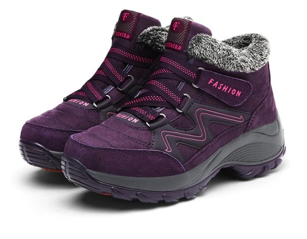 Botas de invierno para mujer J2371 morado 42
