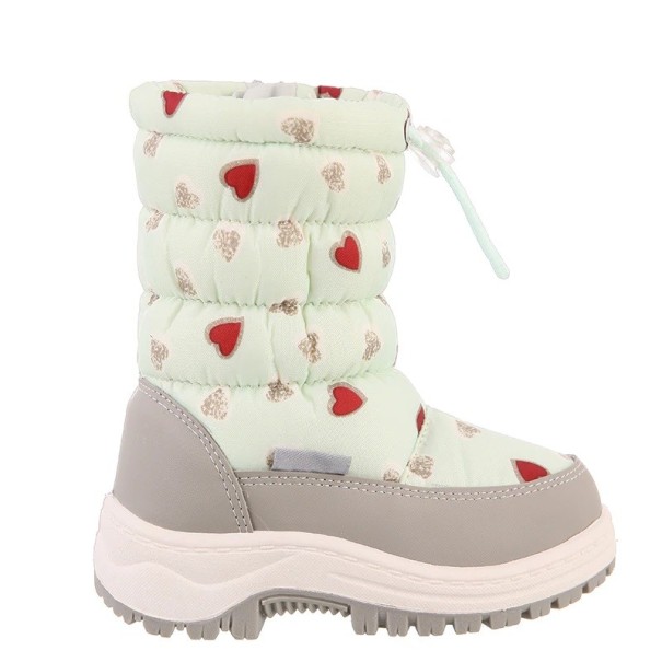 Botas de invierno para niñas con corazones turquesa 24,5