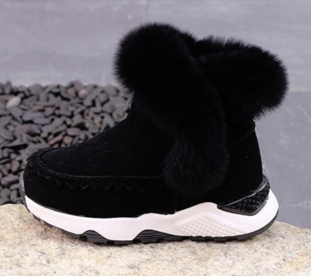 Botas de invierno para niños A6 negro 20,5