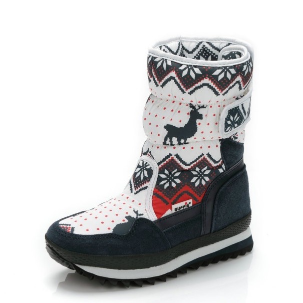 Botas de invierno para niños con renos 34