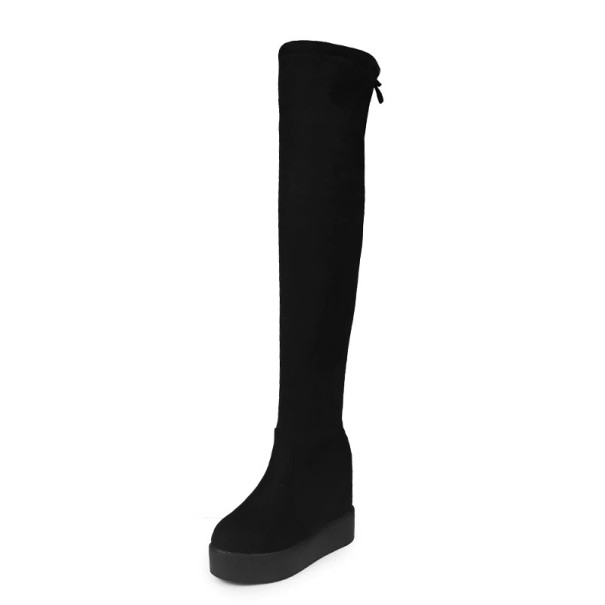 Botas de plataforma para mujer - Negro 39
