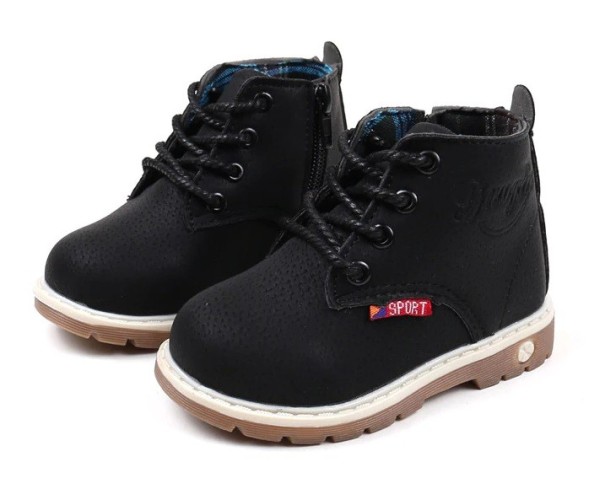 Botas de tornozelo para crianças A1549 preto 21