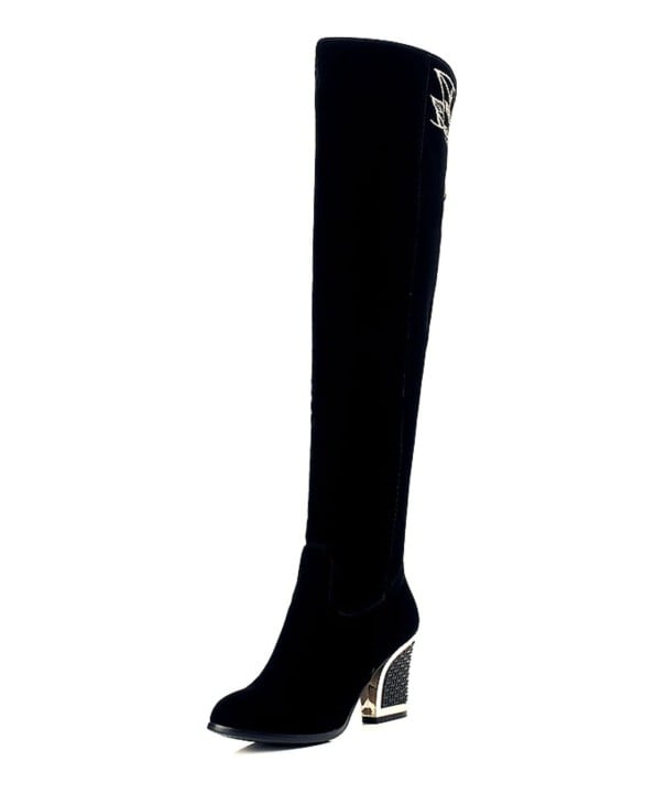 Botas femininas acima do joelho A683 36