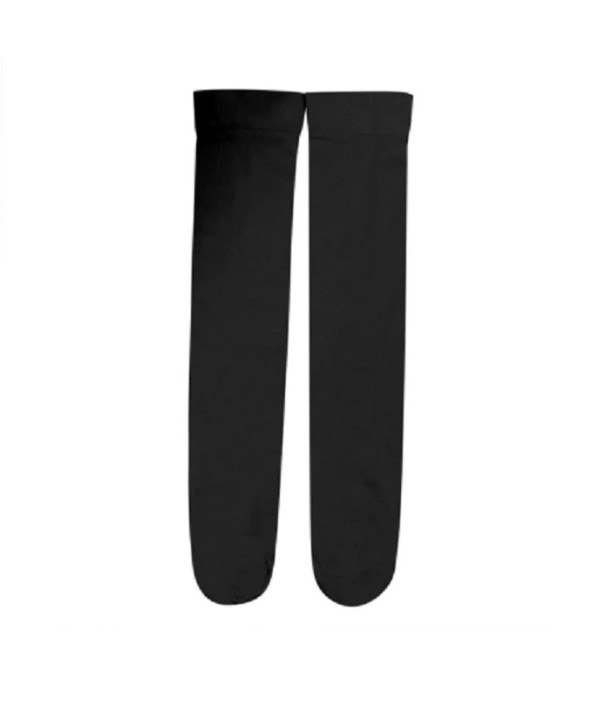 Botas hasta la rodilla de colores para niñas negro
