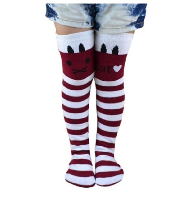 Botas hasta la rodilla para niñas con tacón de gatito 5