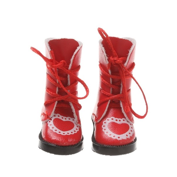 Botas para muñeca rojo