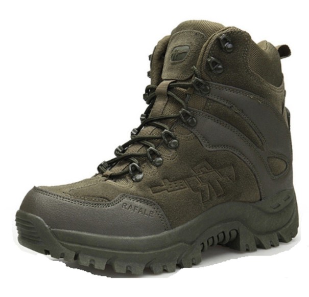 Botas tácticas para hombre verde oscuro 44