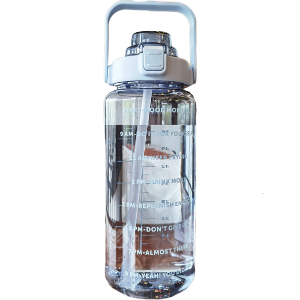 Botella de agua 2 l P3665 azul claro