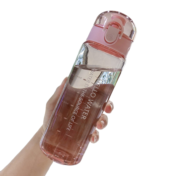 Botella de agua 780 ml P3666 rosa
