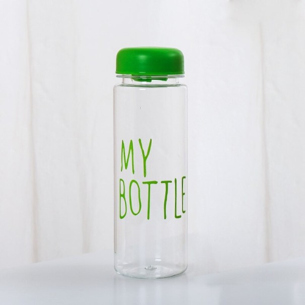 Botella de viaje con inscripción C188 verde 2