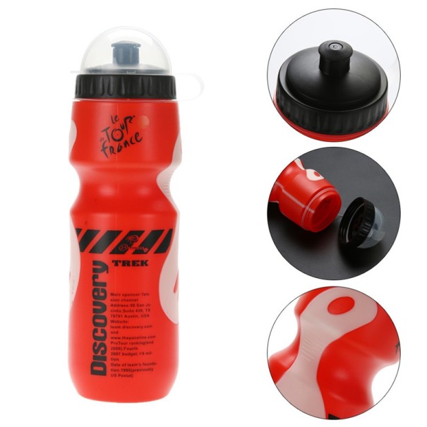 Botella deportiva para bicicleta J3533 rojo