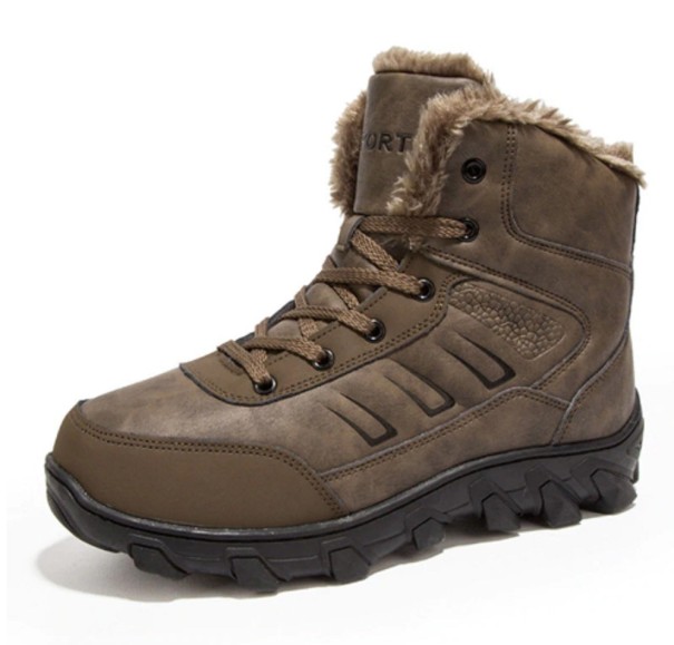 Botine de iarnă pentru bărbați J1541 maro 41