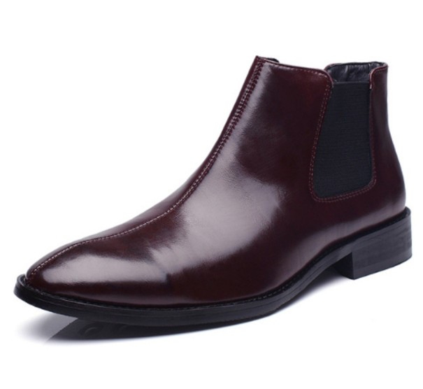Botines Alonzo para hombre burdeos 38