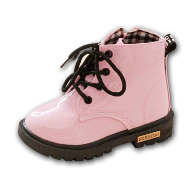 Botines de invierno para niños A1552 rosa claro 28