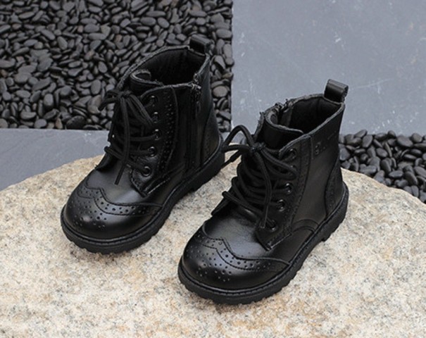 Botines para niños A1546 negro 22