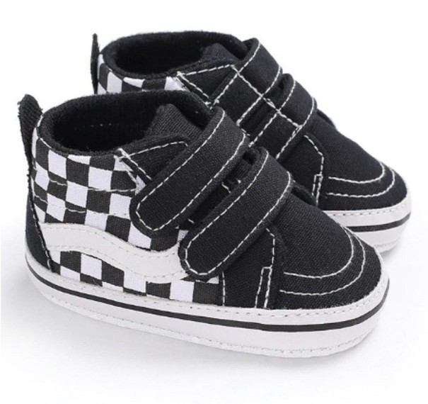 Botines para niños negro 0-6 meses
