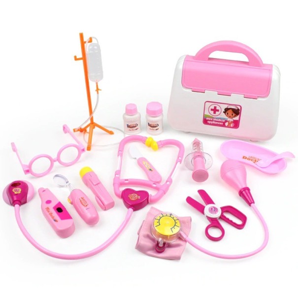 Botiquín médico para niños rosa