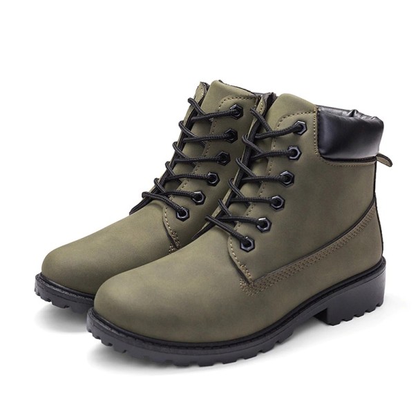 Bottes à chevilles pour femmes J3115 vert 40