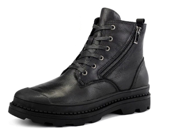 Bottes d'hiver montantes pour hommes noir 47