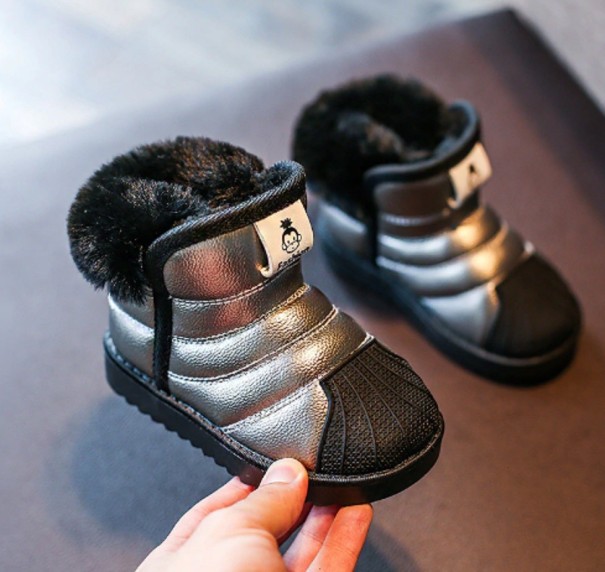 Bottes d'hiver pour enfants A5 argenté 28