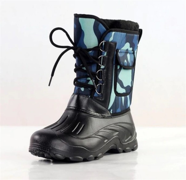 Bottes d'hiver pour hommes William bleu 42