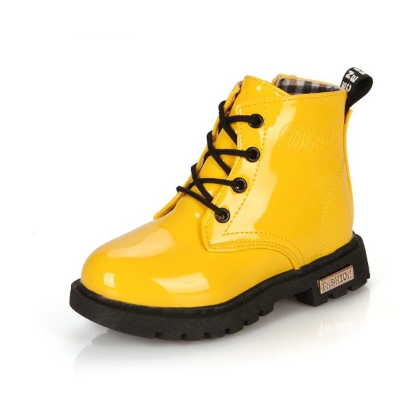 Bottes montantes pour enfants A1541 jaune 24