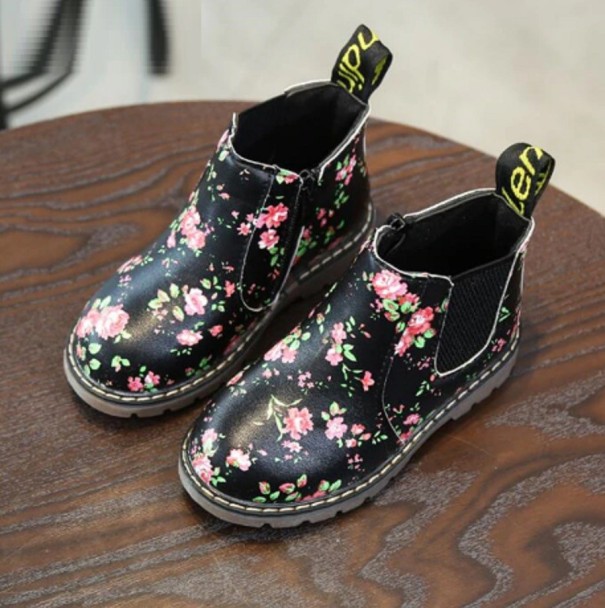 Bottes montantes pour filles A1 noir 33