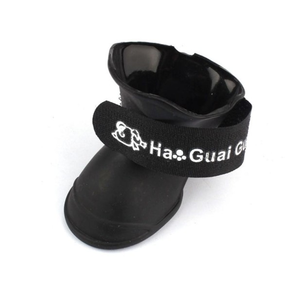 Bottes pour petits chiens - 4 pièces noir M