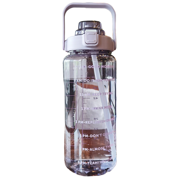 Bottiglia d'acqua 2 l P3665 viola chiaro