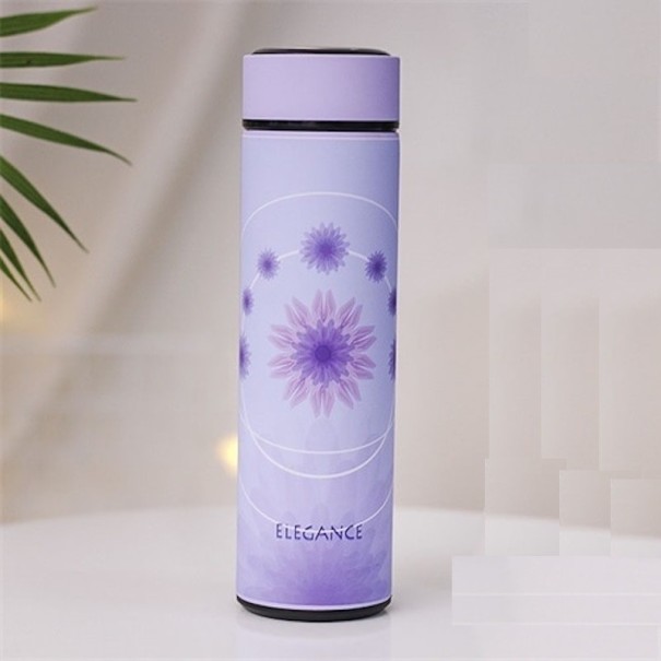 Bottiglia termica con fiori 500 ml 4