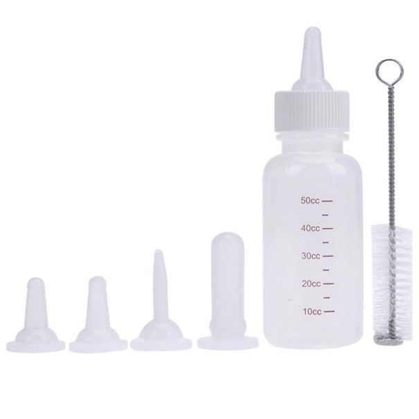 Bottle with Feeding Attachments for Puppies and Kittens 1